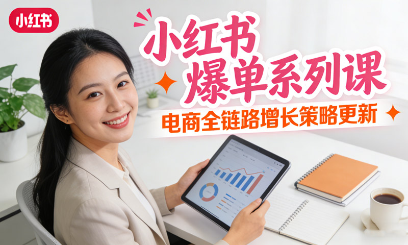 小红书爆单系列课：电商全链路增长策略更新
